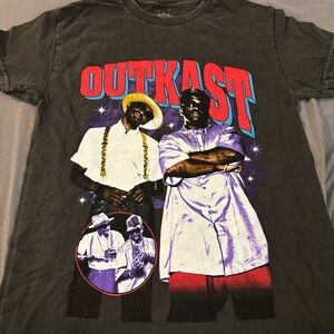 Outkast Graphic Tee - Charcoal